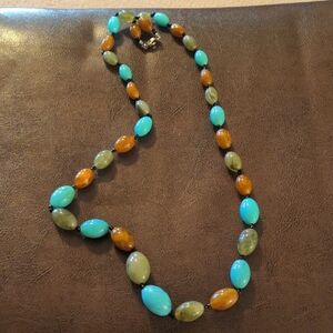 28"  Multicolor Beaded Necklace